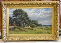 William Edmund Benger Landscape Oil on Canvas.