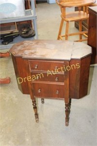 Vintage Sewing Cabinet, case needs attention