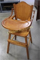 Wooden Kids High Chair
