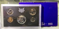 1968 US proof coin set