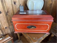 Wood Holiday Music Box