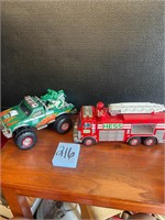 VTG Hess trucks firetruck & monster truck