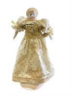 Antique Blonde China Head Doll