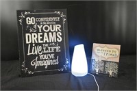 Inspirational w/ Oil Diffuser And Book.