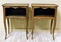 Regence Style Oak Side Cabinets.