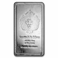 10 Oz Silver Bar - Scottsdale Mint (stackable)