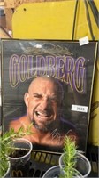 Goldberg WCW framed poster