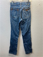 Vintage Andre Michel Leather Detail Jeans