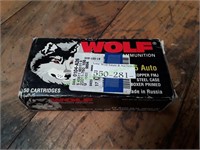 Wolf .45 Auto 230gr. Copper FMJ Steel Case 50ct