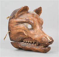 Japanese Fox Kyogen Mask