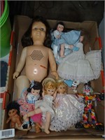 Old Lot of Dolls & More