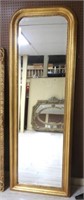 Louis Philippe Style Gilt Framed Beveled Mirror.