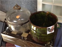 kerosene jar and planter
