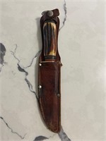 Vintage 'J' Solingen West Germany Knife & Sheath