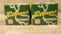 2 boxes(500 rounds)-22 Long Rifle High Velocity