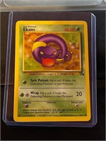 Original 1999 Ekans Pokemon Trading Card