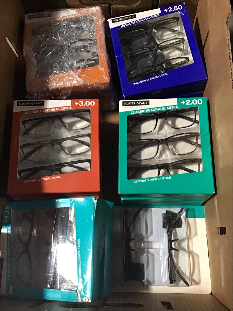 15 Boxes of Design Optics Reading Glasses