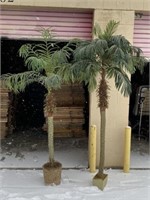 10 Plastic Palm Trees