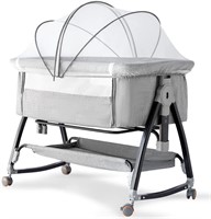 3 in 1 Bassinet with Height Adjustment