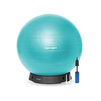 Retrospec Luna Exercise Ball, Base & Pump with