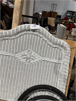 Wicker headboard