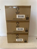 3 boxes of light bulbs
