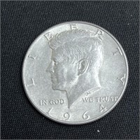 1964 Kennedy Silver Half Dollar