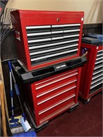 2-PC CRAFTSMAN TOOLBOX ON WHEELS (32" X 21" X