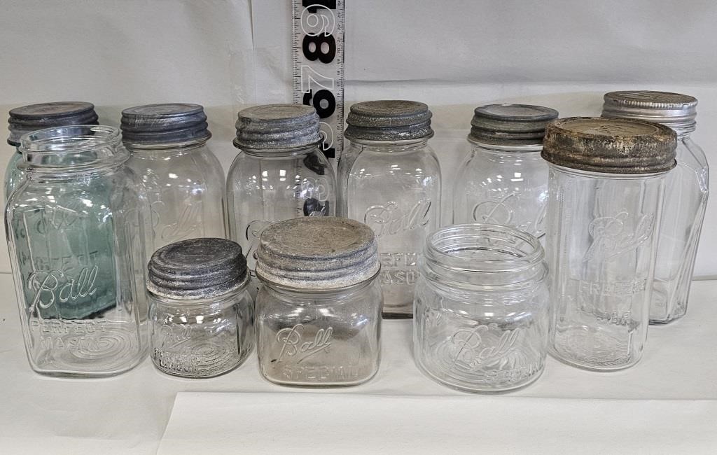 Assorted Ball Canning Jars