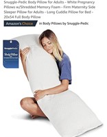 Snuggle-Pedic Body Pillow for Adults