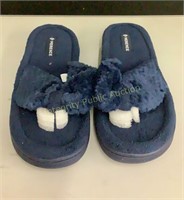 Blue Flip Flop Slippers Size:7/8