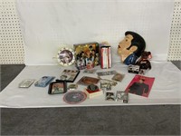 ELVIS DVD'S CLOCK AND MORE