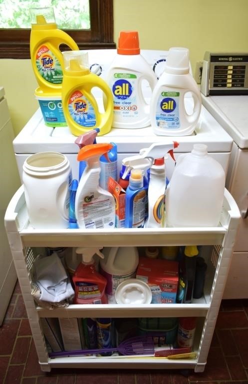 Laundry Detergents, Stain Removers & Cart