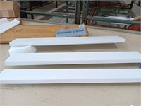 Floating shelves set of 3. 35x4x2, 35.5x4.5x2.5,