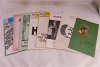 16 vintage playbills & opera programs