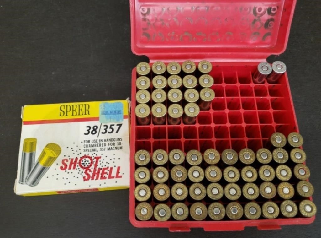 63 Rounds Assorted 357 Mag Bullets Plus 6 Rounds