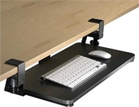 XINLEI Keyboard Tray Under Desk Large C-Clamp 25.6