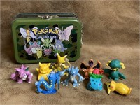 2000 Pokemon Tin Lunch Box with PVC