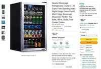 A668  NewAir Beverage Refrigerator Cooler, 126 Can