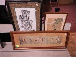 Three Asian-style prints