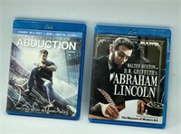 2 pk DVDs Abduction & Abraham Lincoln movies