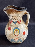 Native American Pottery Pitcher Creamer Ceramic