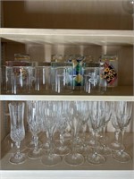 Glass Drinking Cups and Wine Glasses