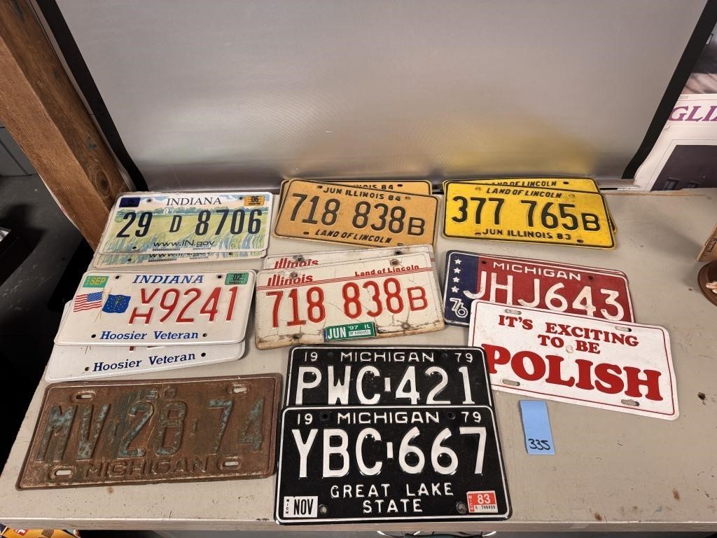 Old License Plates