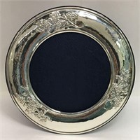 Sterling Silver Round Frame