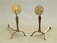 Pair 19th c. Andirons