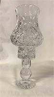 BLOCK CRYSTAL CO. CRYSTAL HURRICANE HOLDER. TWO