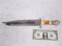 Stainless Pakistan Blade Buck Style Knife - 10"