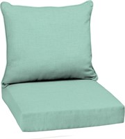 Arden Selections Cushion Set  24 x 22  Aqua