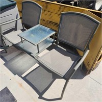 Patio Loveseat w table